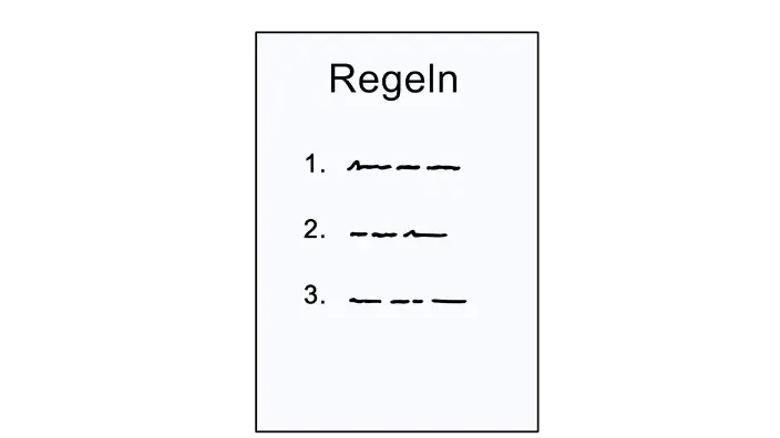 Beispielbild Regeln